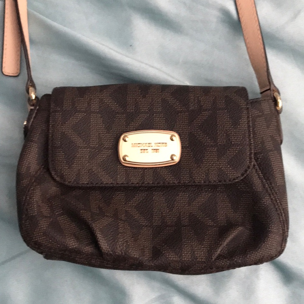 Michael Kors brown crossbody bag